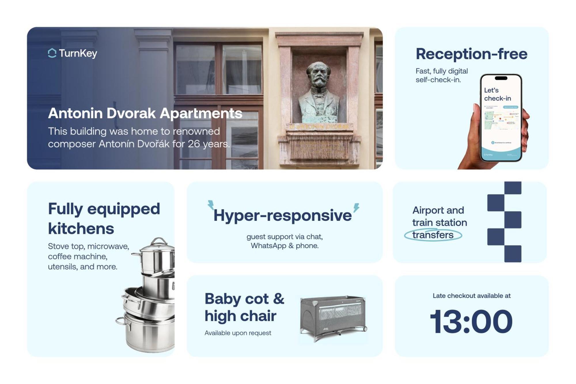 Turnkey I Antonin Dvorak Apartments Praga Zewnętrze zdjęcie